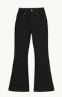 Veronica Beard CARSON HIGH RISE ANKLE FLARE WITH MID SEAM at Romi Boutique