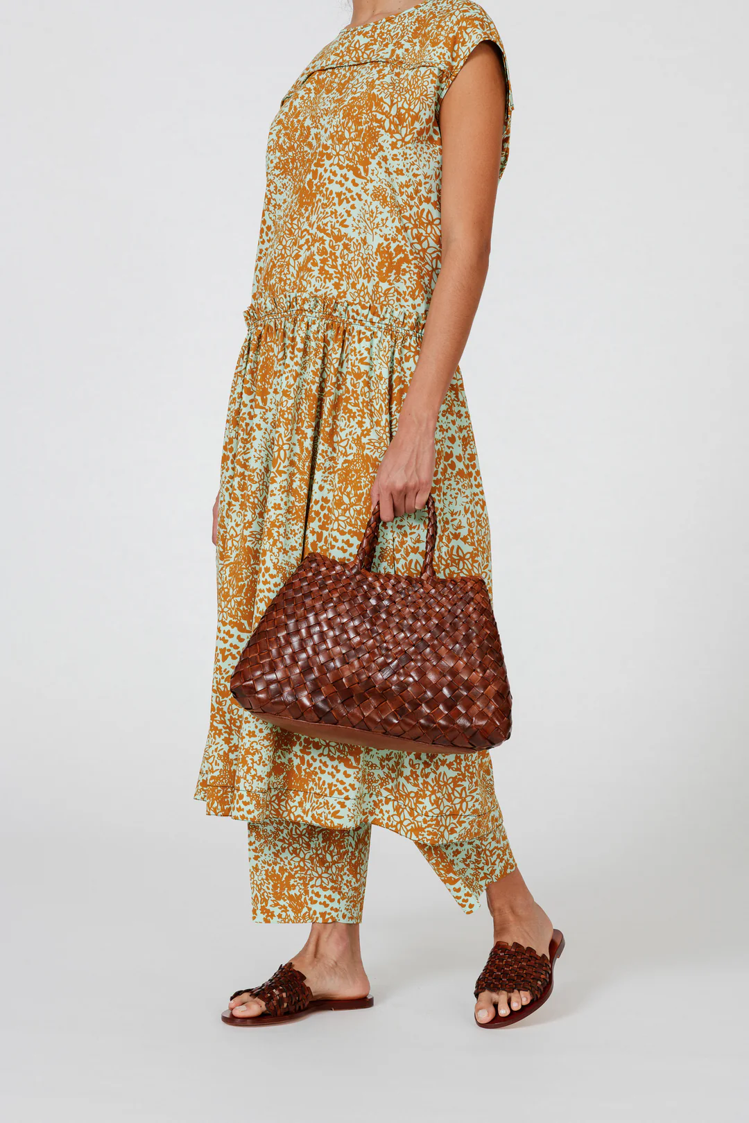 Dragon Diffusion SANTA CROCE SMALL IN TAN at Romi Boutique