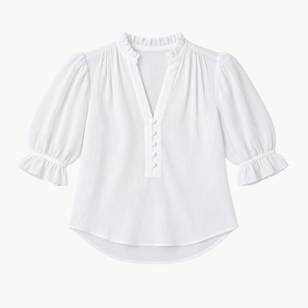 Go Silk Go Evermore Blouse at Romi Boutique