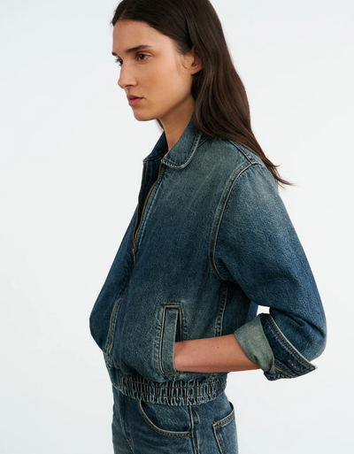 NAJAC DENIM JACKET IN SIMON WASH - Romi Boutique