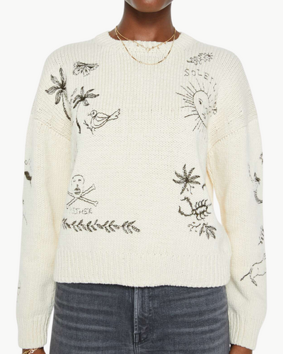 THE JUMPER IN DRAWINGS IN THE SAND - Romi Boutique