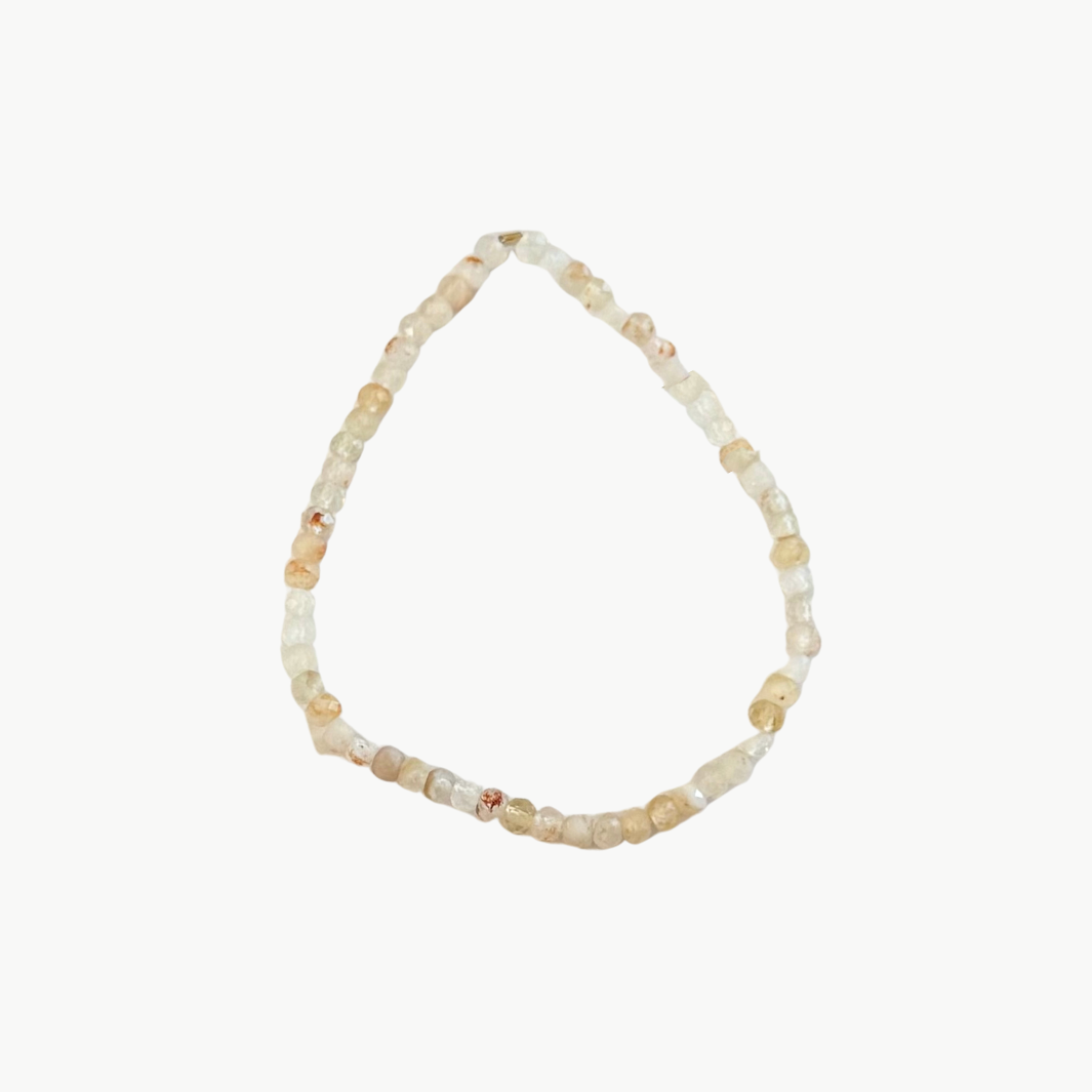 MARIT RAE SEMIPRECIOUS BRACELET IN CHAMPAGNE at Romi Boutique