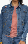 FREECITY RTU 1974 SUPERVINTAGE TURQUOISE STAR HOMESTUD JACKET at Romi Boutique
