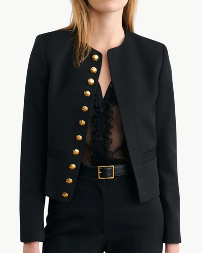 PATTI SHORT JACKET IN BLACK