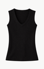 Enza Costa SUPIMA COTTON SLEEVELESS V at Romi Boutique
