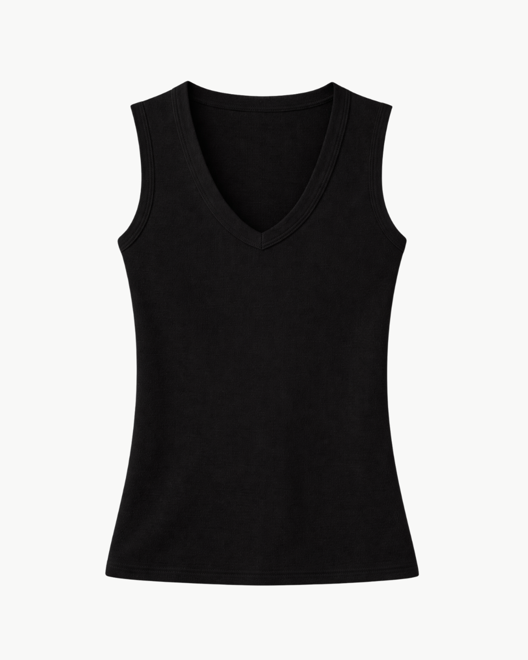 Enza Costa SUPIMA COTTON SLEEVELESS V at Romi Boutique