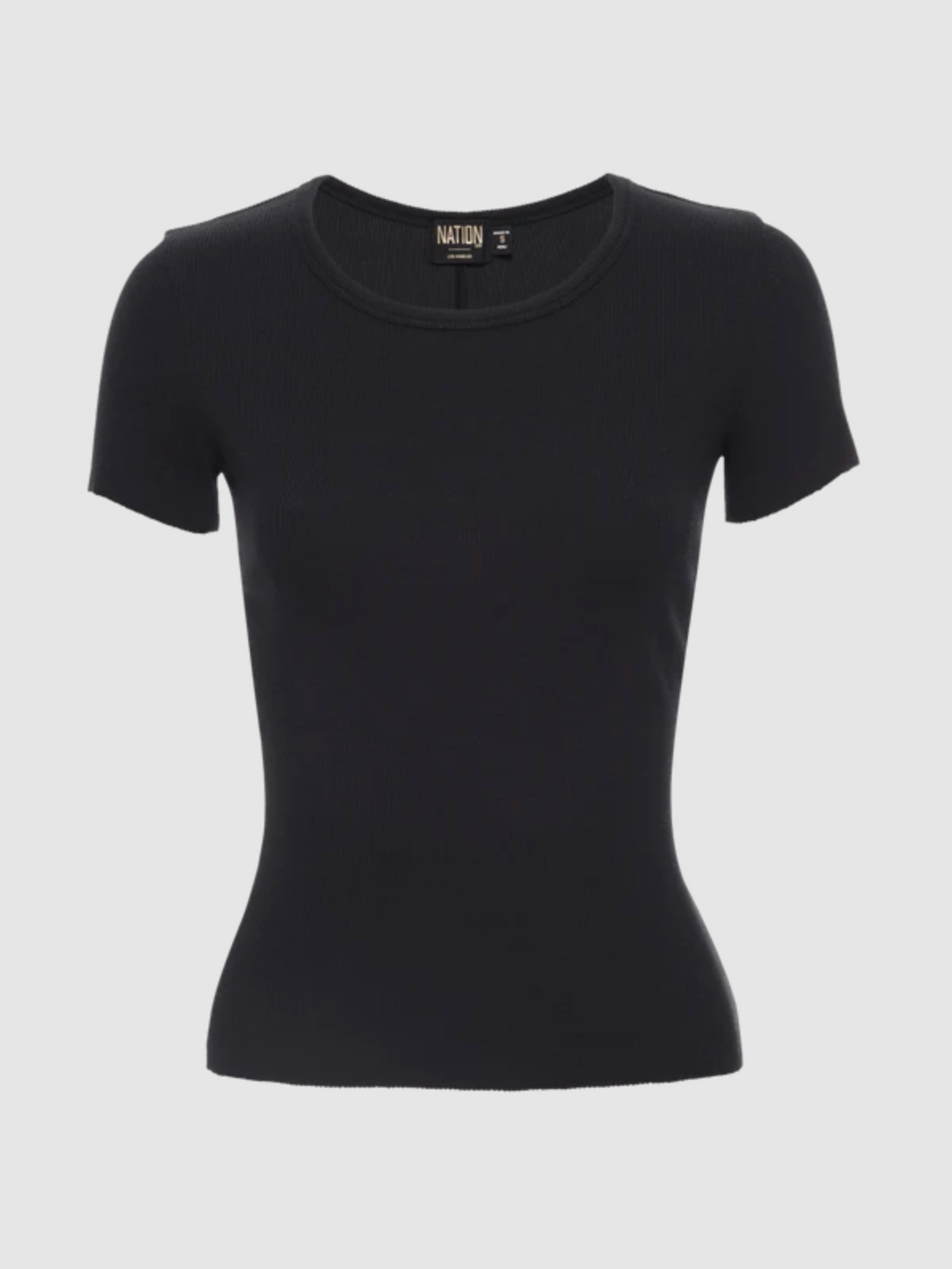 BILLY TEE IN JET BLACK