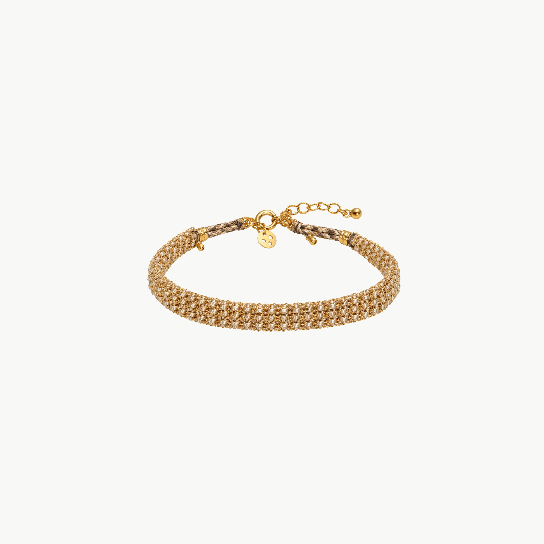Dag Gioielli Textured Bracelet at Romi Boutique
