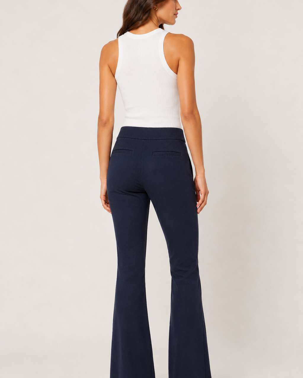 Sofia Navy Crop Pants