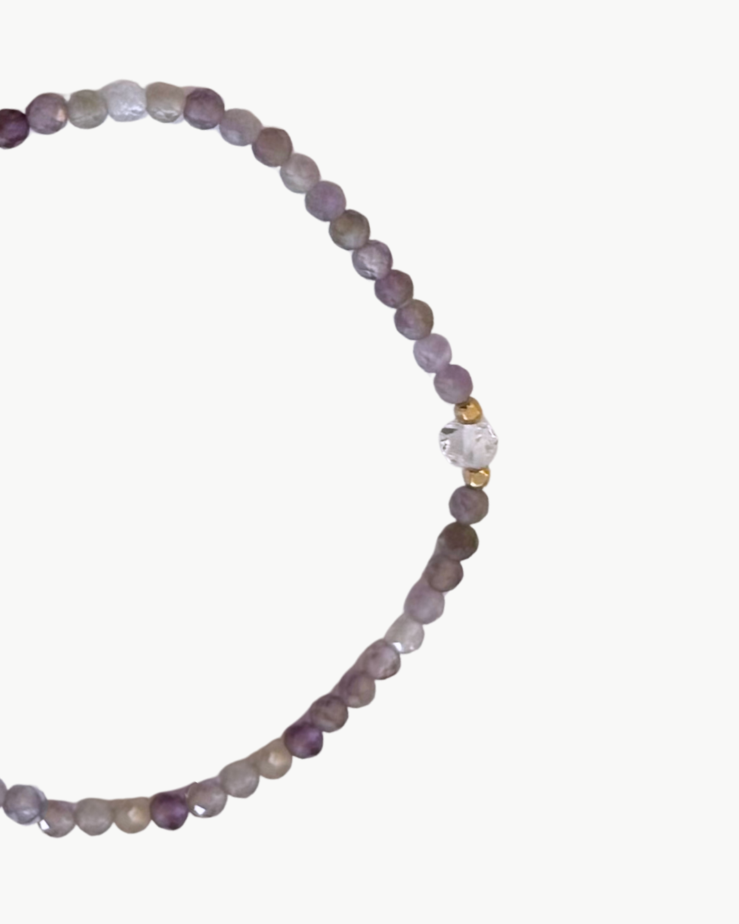 BEADED BRACELET IN PURPLE