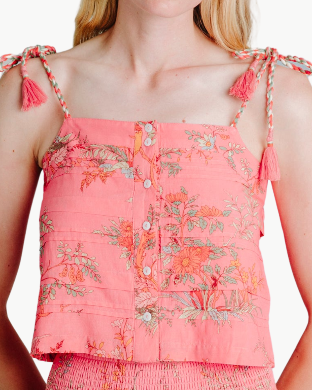 AMAIA TOP IN MAYFAIR FLORAL PRINT