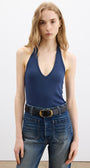 Nili Lotan Britt Halter Top at Romi Boutique