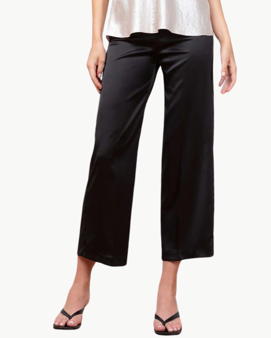 Avenue Montaigne ALEX SATIN PANT at Romi Boutique