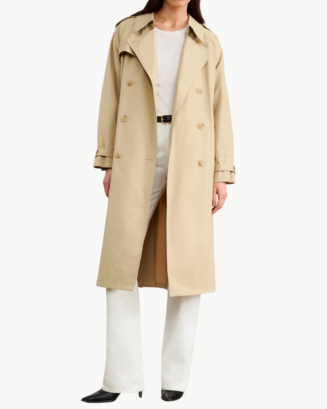 TANNER TRENCH COAT IN KHAKI