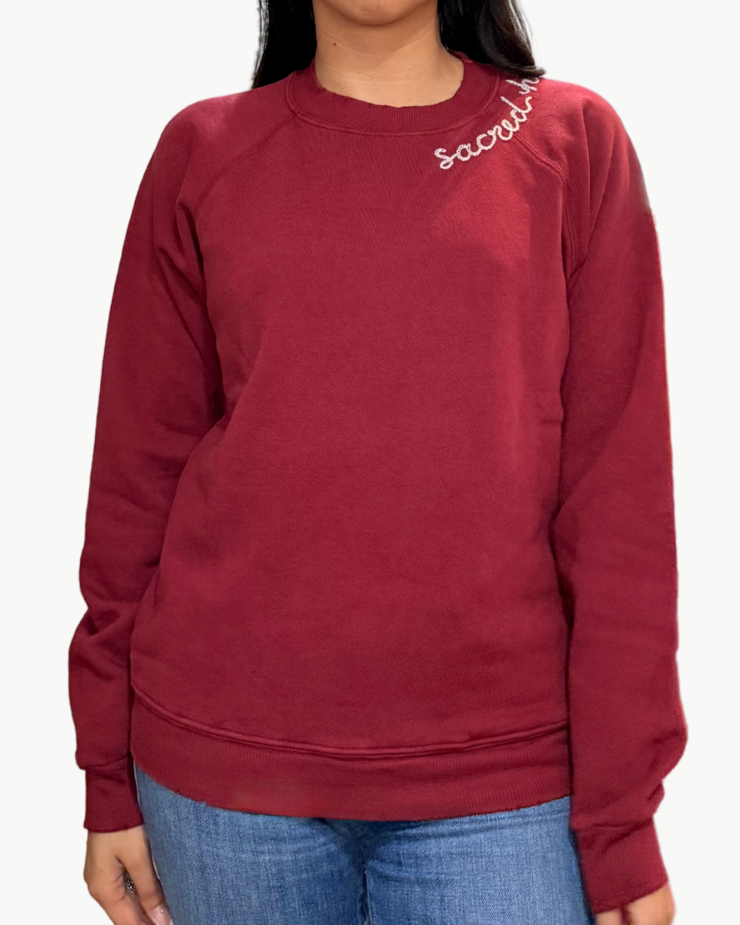 トップス HLT LoungeHoodie CherryBrown Dark Cherry Luxe Lounge Sweatshirt - LOVALL