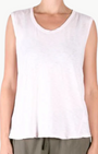 Pharaoh Muscle Shell in Supima Slub at Romi Boutique