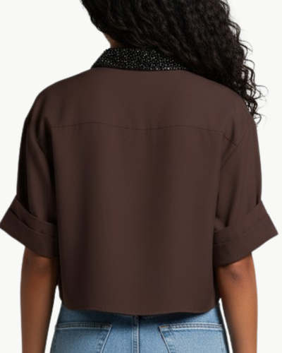 NEXT EX W/ CRYSTAL COLLAR IN AFTER DARK - Romi Boutique