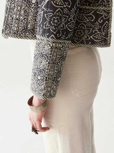 LUANA JACKET IN JASMINE SOUR ZEBRA - Romi Boutique