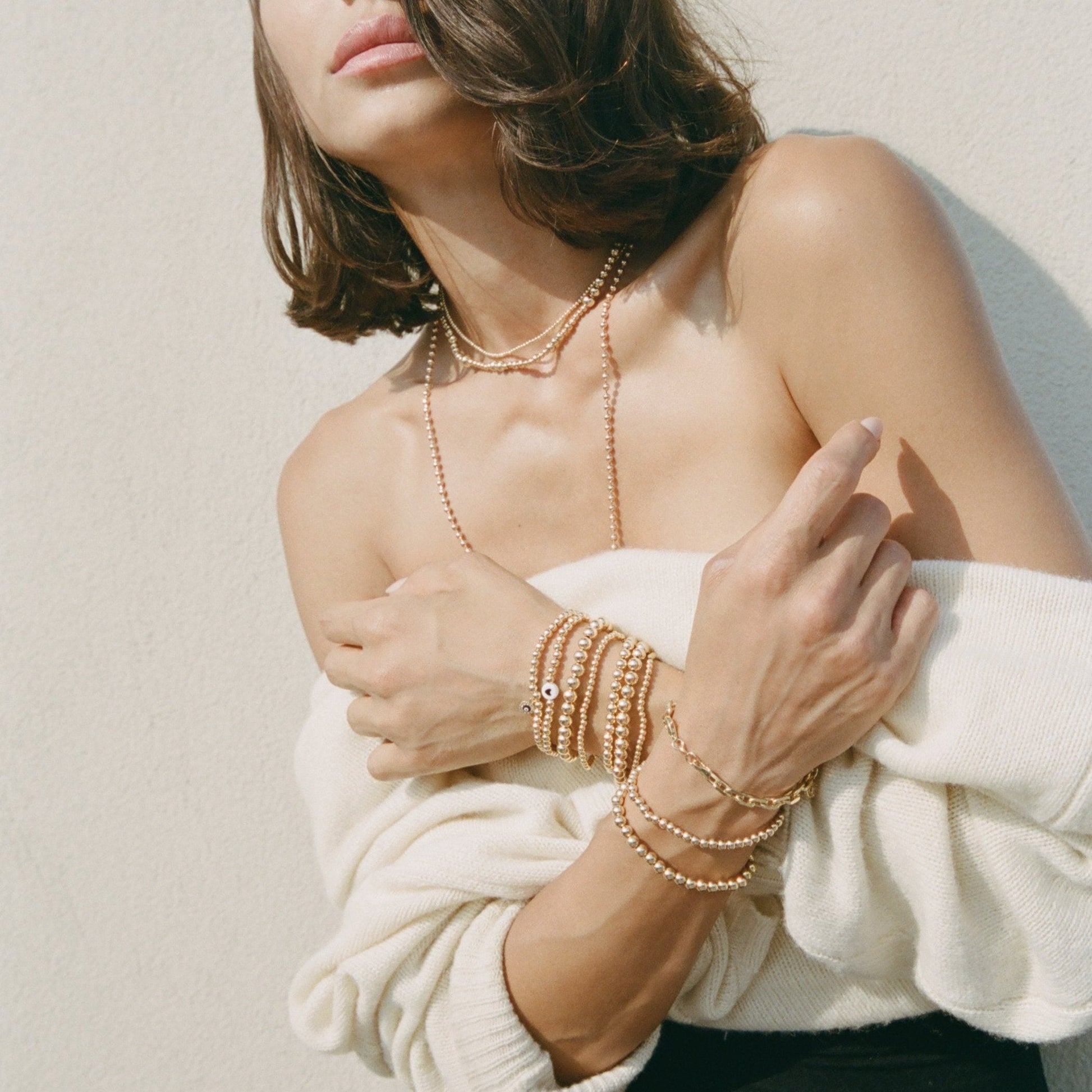 Alexa Leigh 5mm Ball Bracelet at Romi Boutique