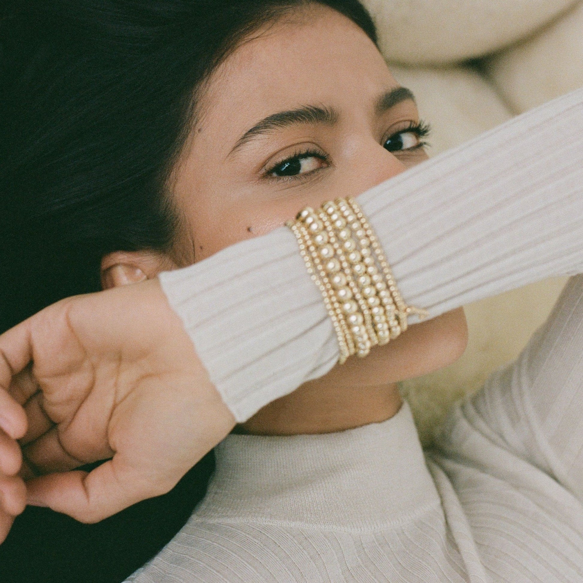 Alexa Leigh 5mm Ball Bracelet at Romi Boutique