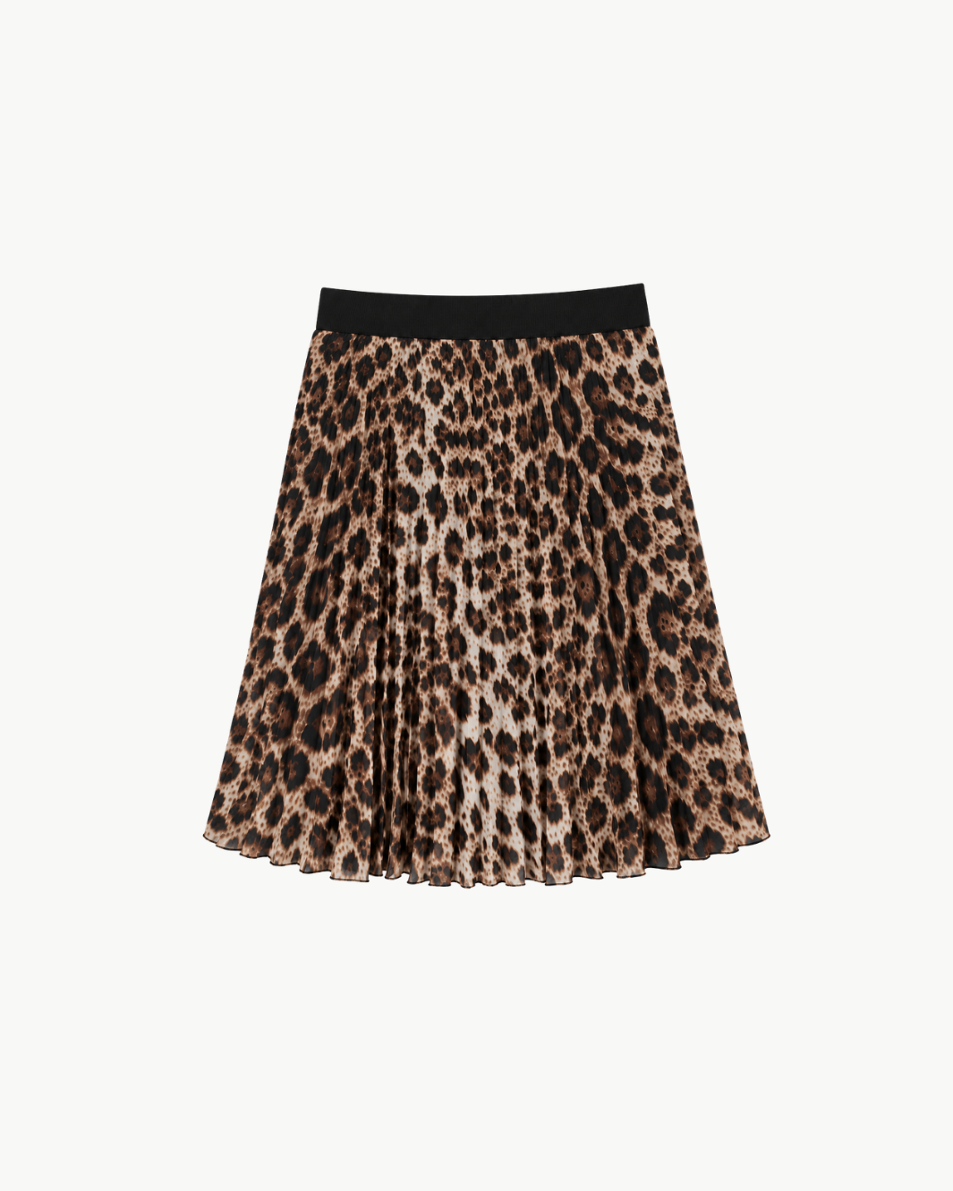 Knee-length Chiffon Skirt