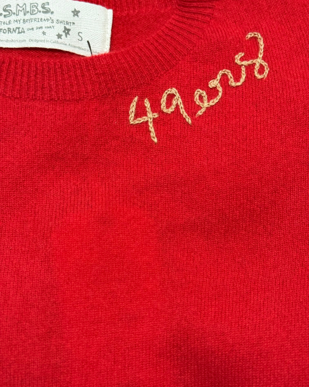 49ers Cashmere Sweater