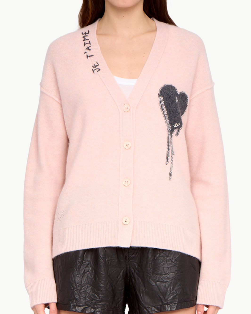 Zadig & Voltaire MIRKAZ CASHMERE CARDIGAN at Romi Boutique