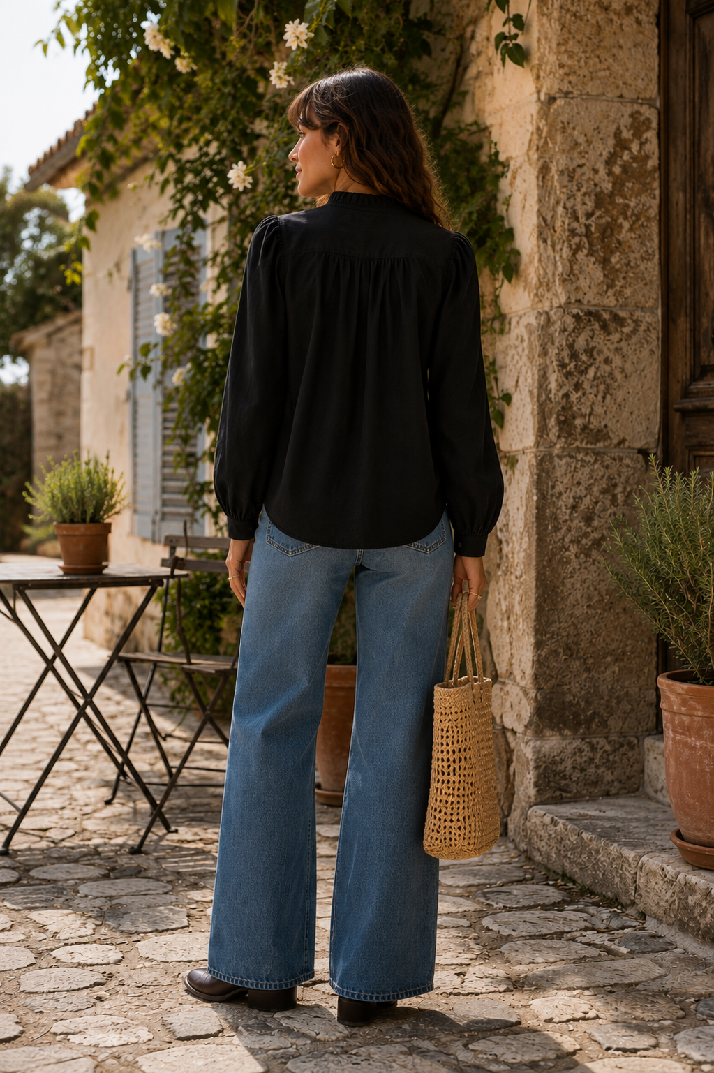 Annabel Emblem Panel Shirt