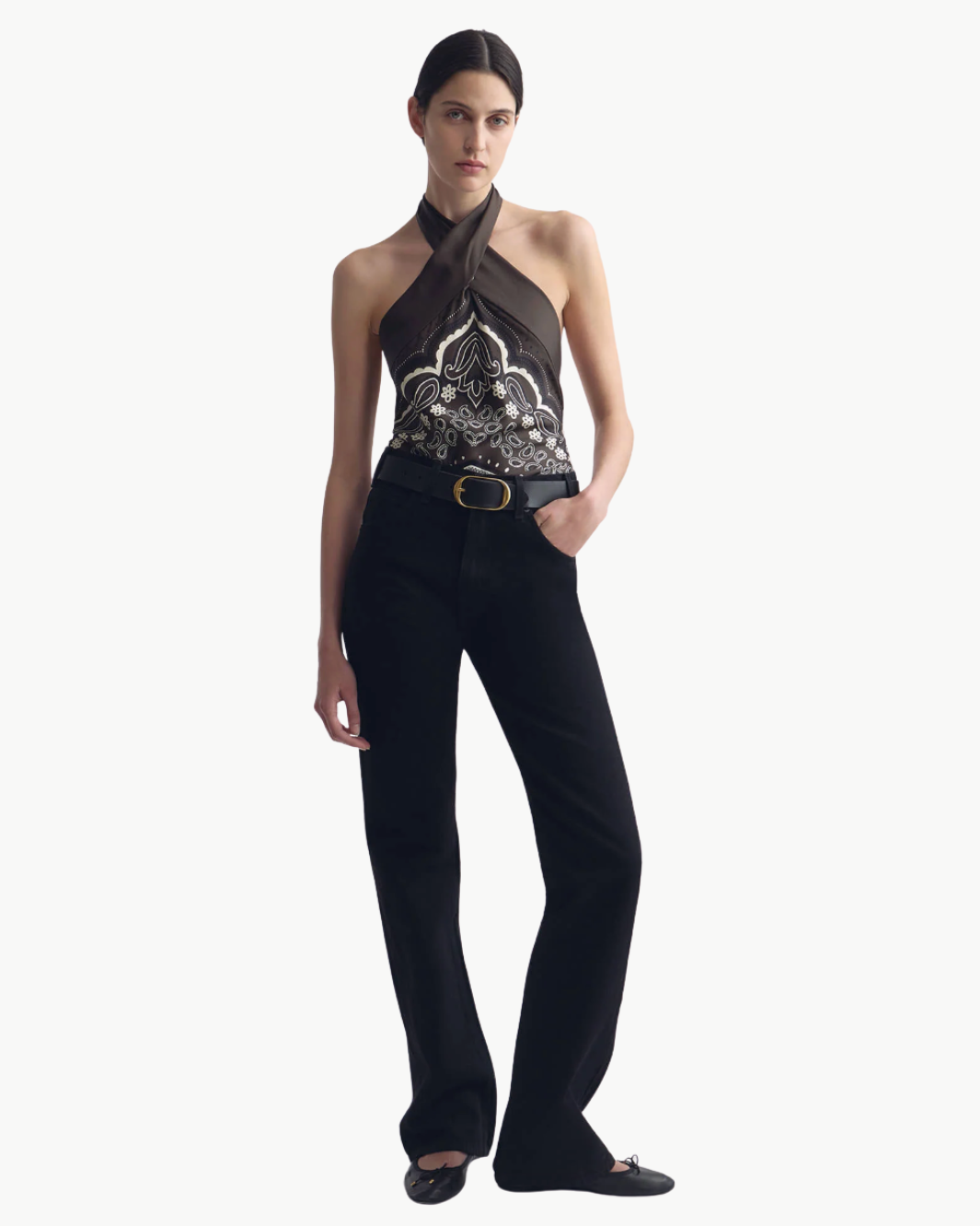 Solal Silk Halter Top