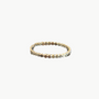 STACKABLE DOTTED RING IN GOLD