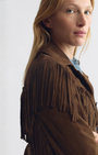 Nili Lotan Eloi Suede Jacket at Romi Boutique