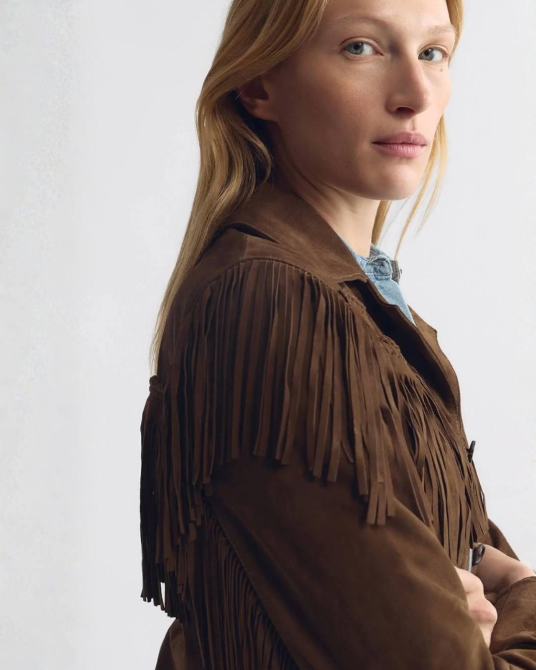 Nili Lotan Eloi Suede Jacket at Romi Boutique