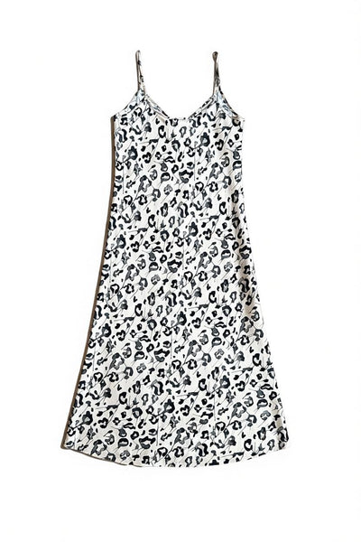 GO SLIP DRESS PRINT IN WILDLIFE