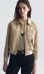 Nili Lotan Saul Bomber at Romi Boutique