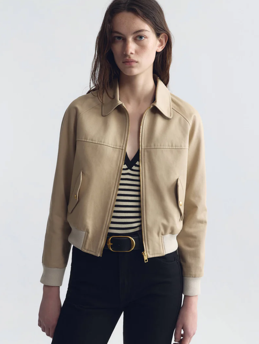 Nili Lotan Saul Bomber at Romi Boutique