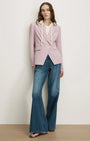Veronica Beard Wickham Knit Hoodie Dickey at Romi Boutique