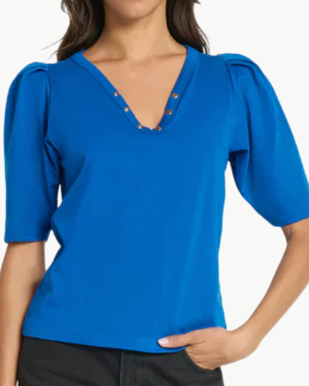 NAHAL TOP IN SAPPHIRE - Romi Boutique