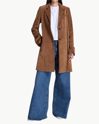 EASY CAR COAT IN MARTORA - Romi Boutique