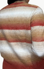 Autumn Cashmere BRUSHED OMBRE STRIPE CREW at Romi Boutique