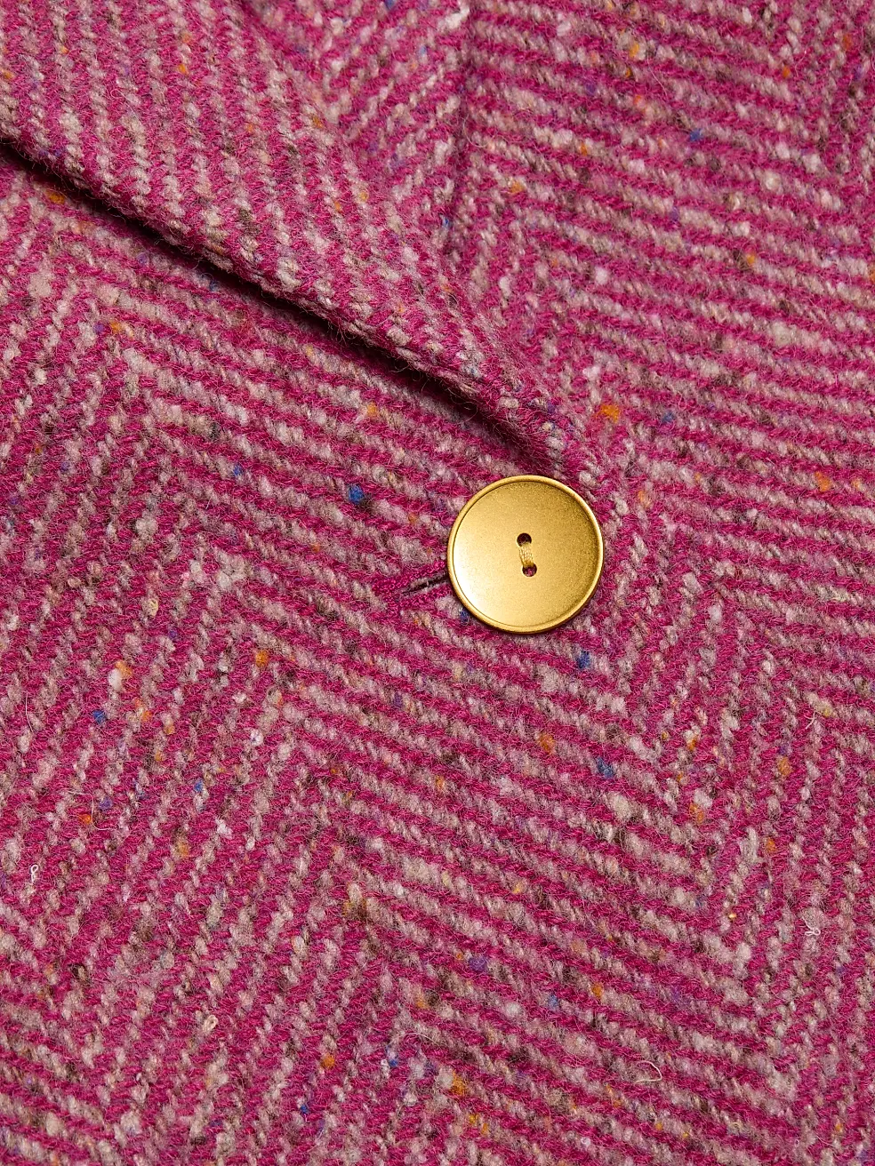 CHAMBERLAIN BLAZER IN PINK MULTI HERRINGBONE