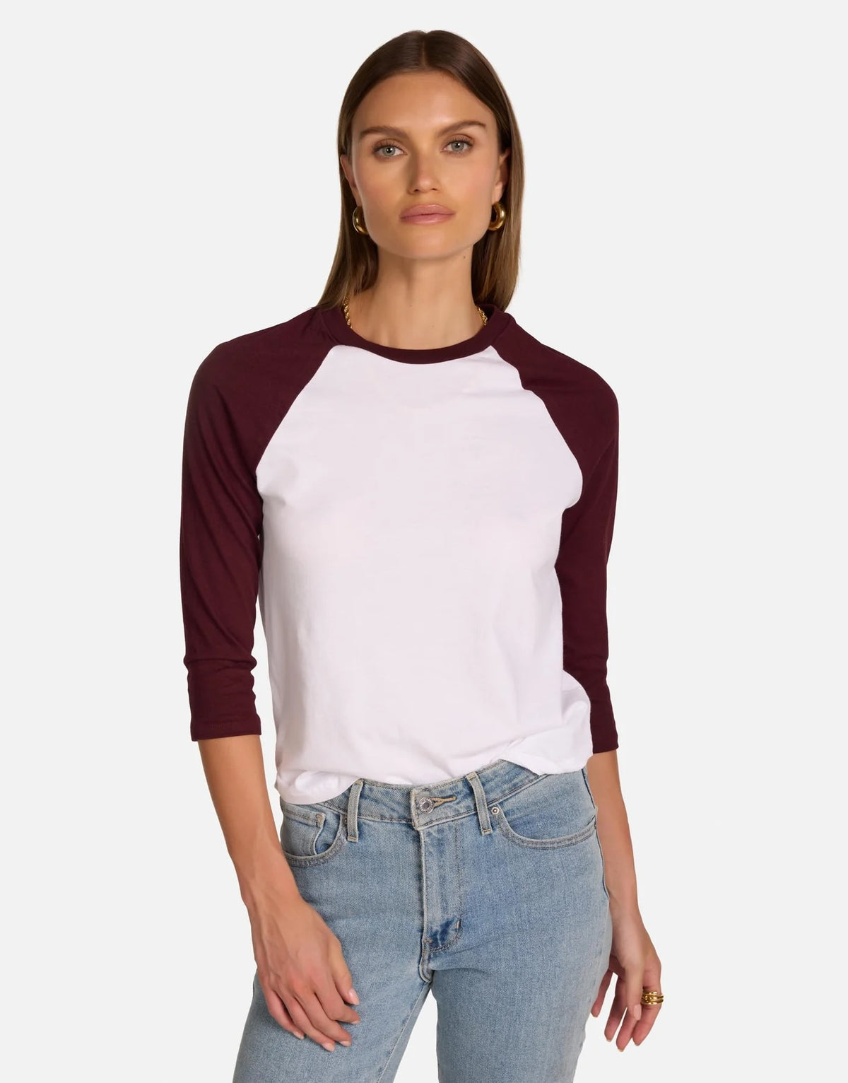 Michael Lauren Katya Raglan Tee at Romi Boutique
