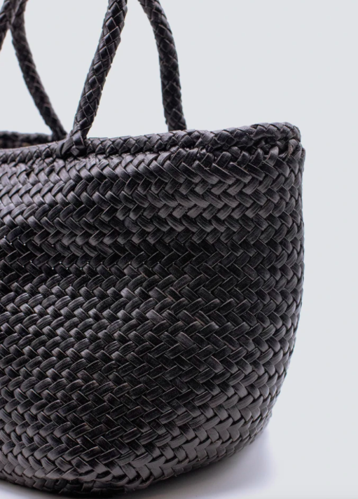 GRACE BASKET SMALL IN BLACK by Dragon Diffusion - Romi Boutique