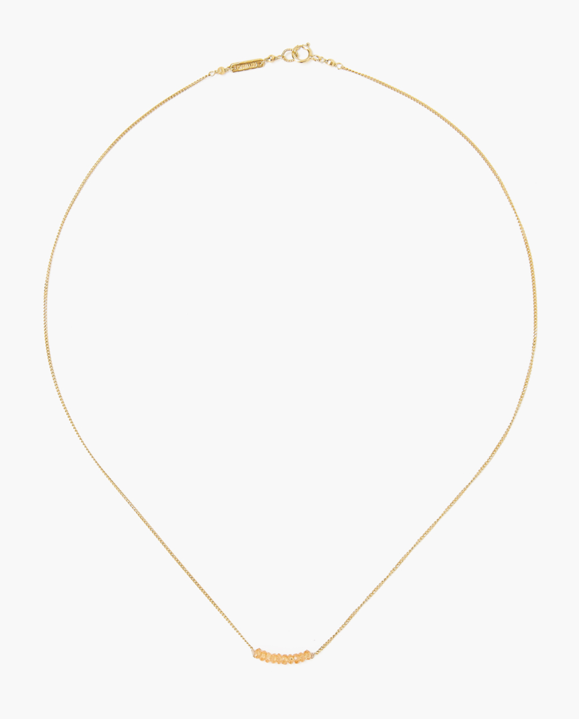 DAINTY NECKLACE IN CITRINE - Romi Boutique