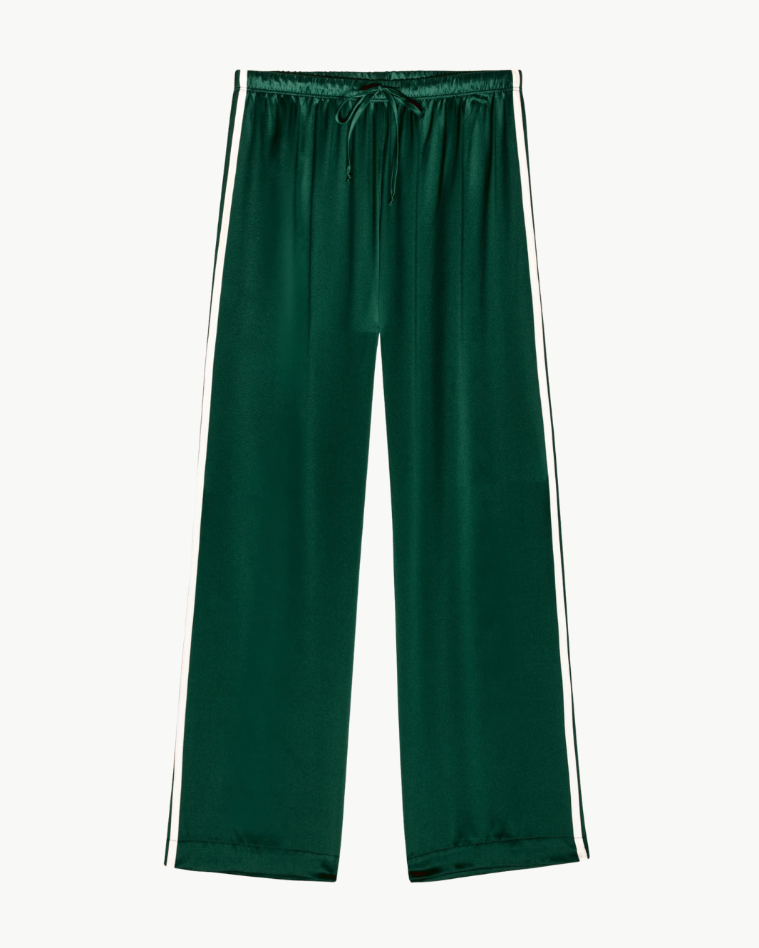 DONNI. The Silk Stripe Crop Pants at Romi Boutique