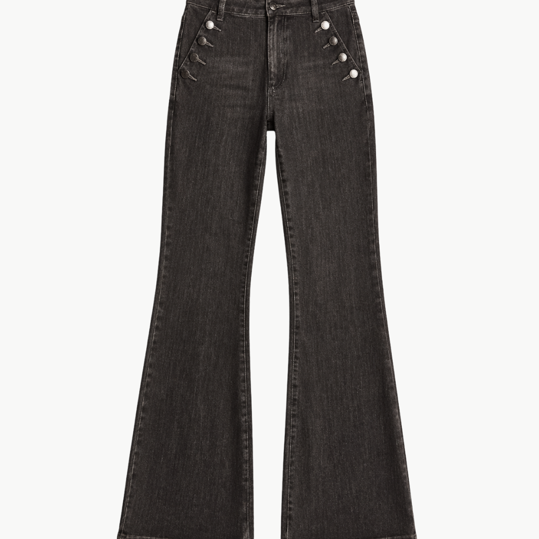 Ramy Brook Helena High-Rise Flare Jean at Romi Boutique
