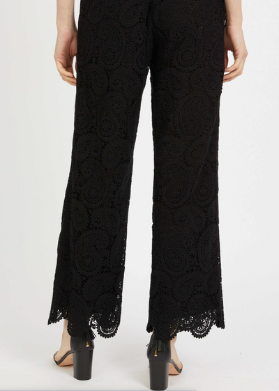 MAXINE LACE PANT IN BLACK