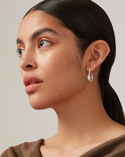 COLETTE HOOPS SMALL IN SILVER - Romi Boutique