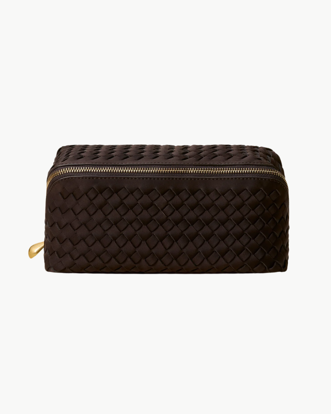 Naghedi CARAVAN MEDIUM COSMETIC CASE IN CHOCOLATE at Romi Boutique