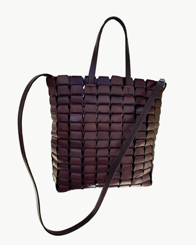 LINK TOTE IN BRUCIATO
