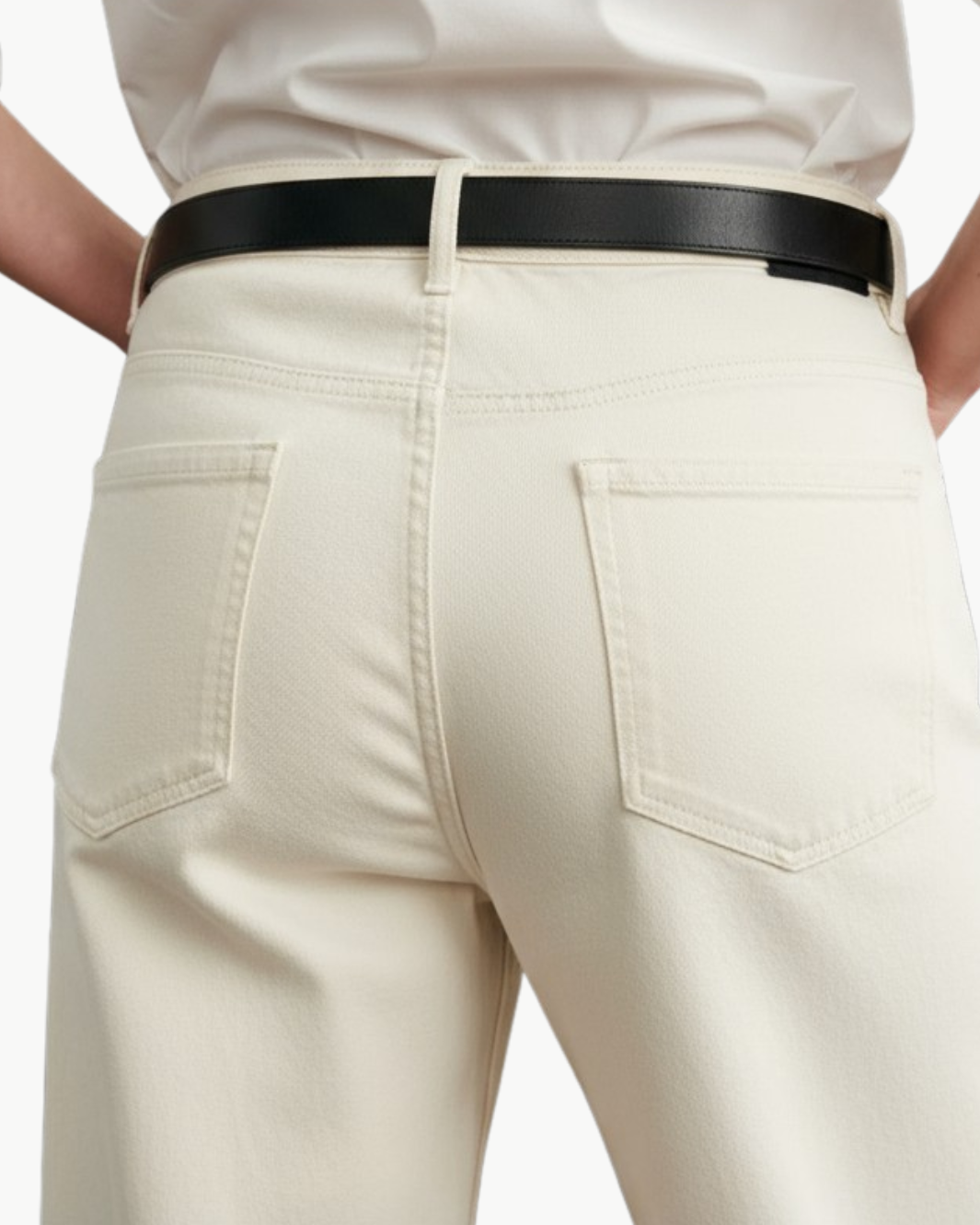 TRIBECA JEAN IN CREAM - Romi Boutique